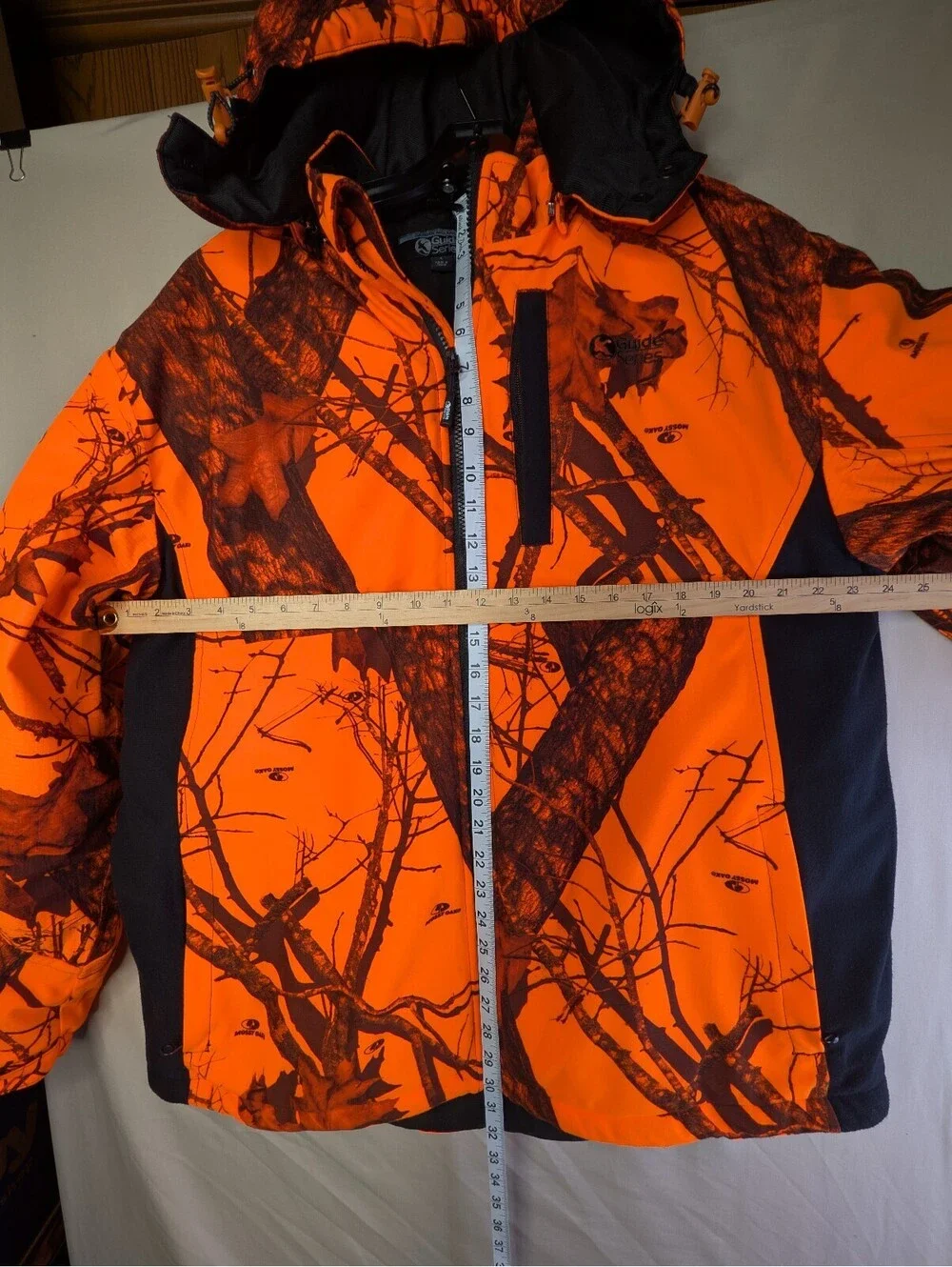 Gander Mountain Guide Series Orange and Brown Camouflage Hunting Jacket